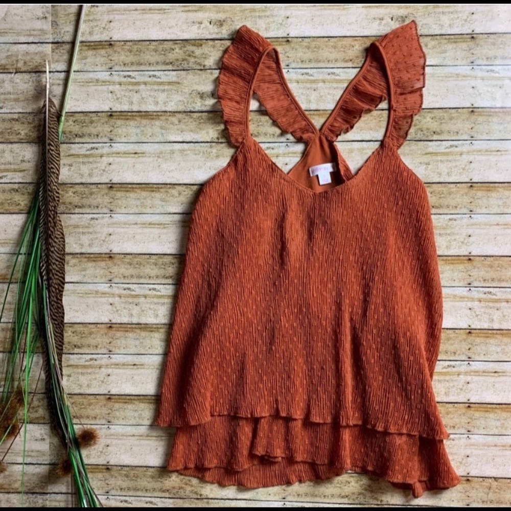 rust orange racerback